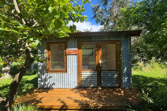 Grandad's cabin outside